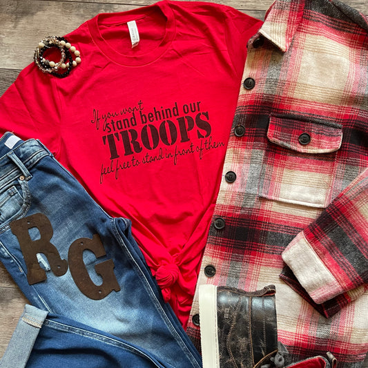 Support Our Troops Tee