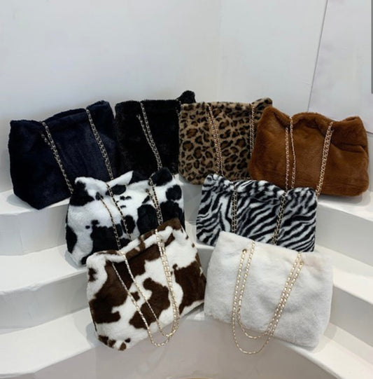 Plush Shoulder Bag