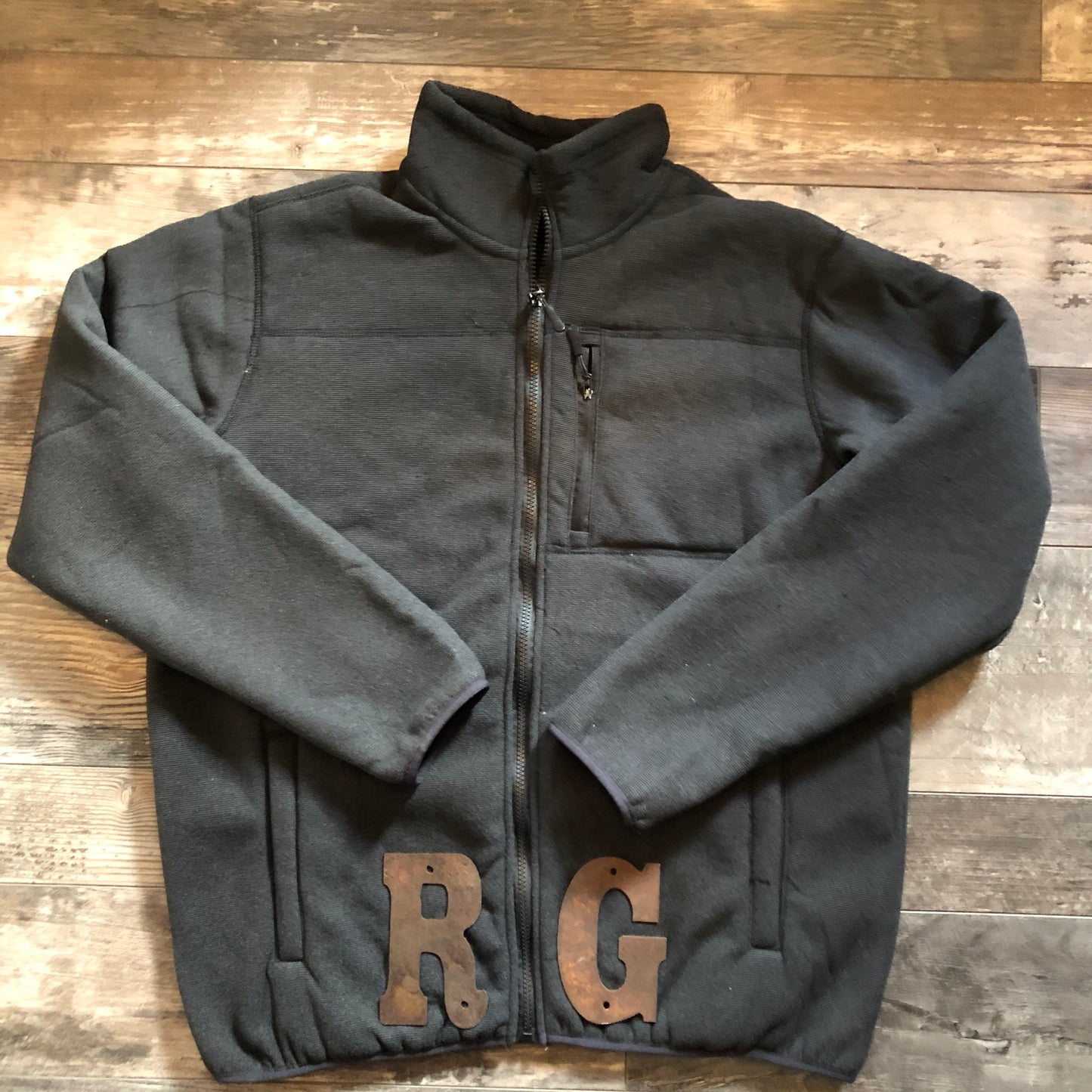 Men’s Charcoal Full Zip Jacket