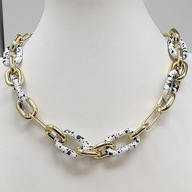 Dalmatian Chain Neckalce